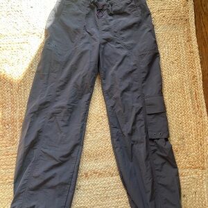 Women's Charcoal Cargo Pants